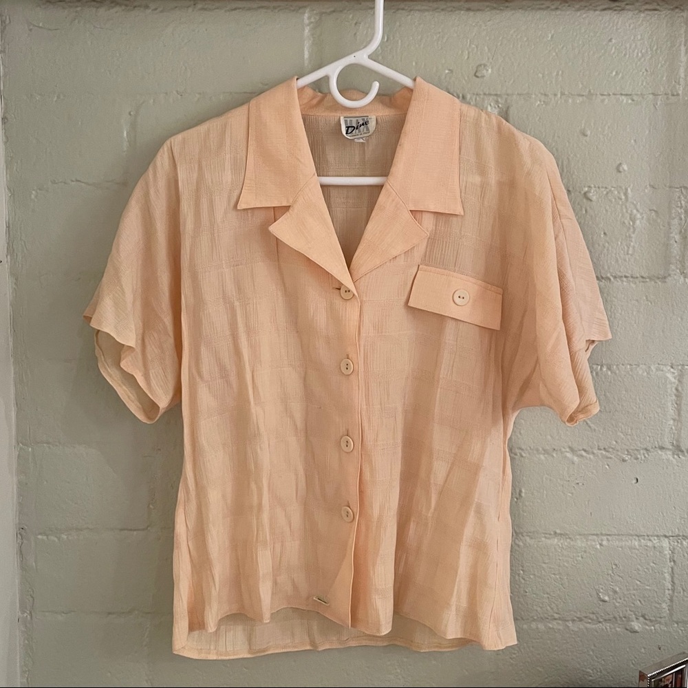 Vintage short sleeve button down